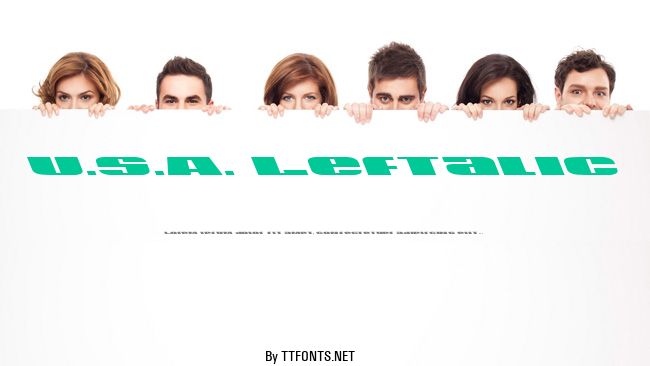 U.S.A. Leftalic example