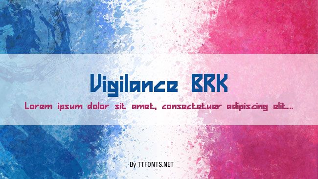 Vigilance BRK example
