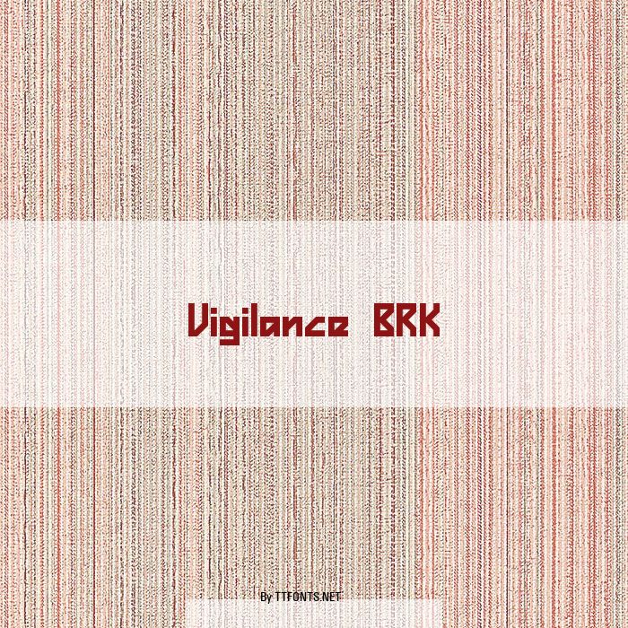 Vigilance BRK example