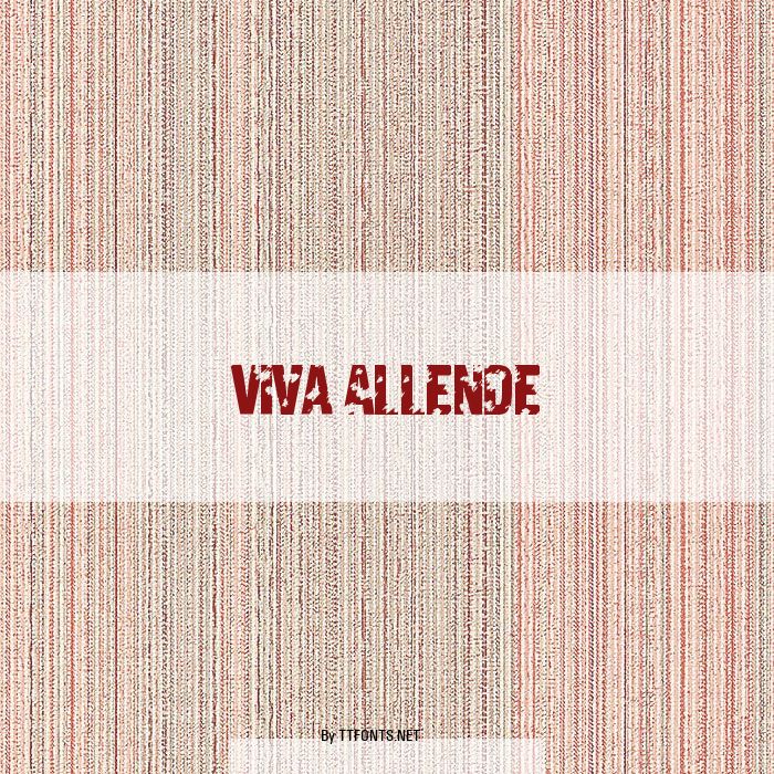 Viva Allende example