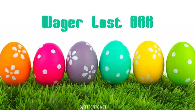 Wager Lost BRK example
