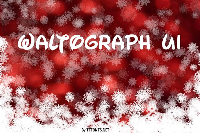 Waltograph UI example