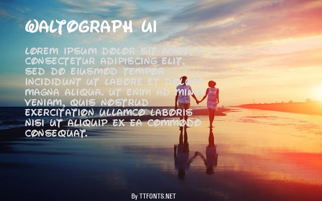 Waltograph UI example