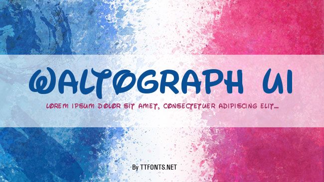 Waltograph UI example