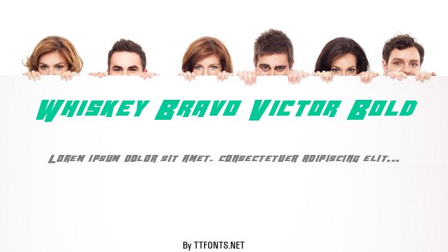 Whiskey Bravo Victor Bold example