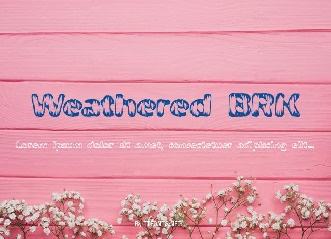 Weathered BRK example