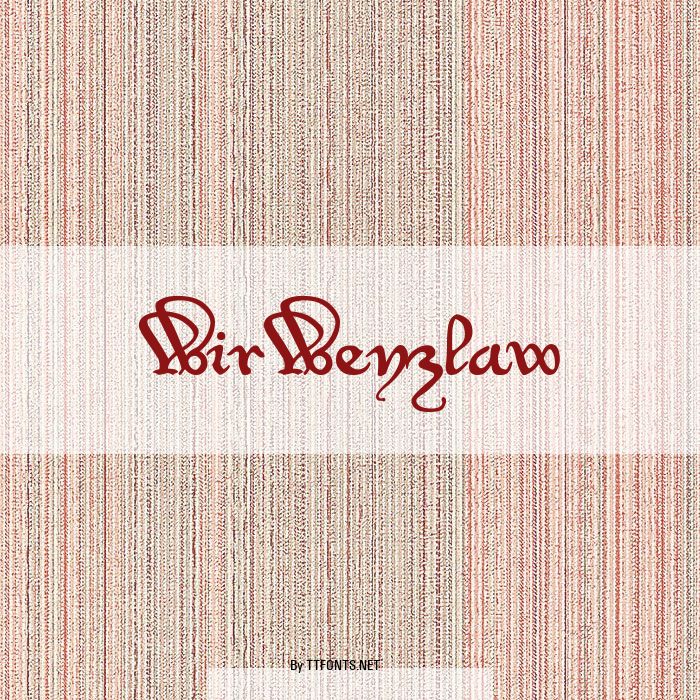 WirWenzlaw example