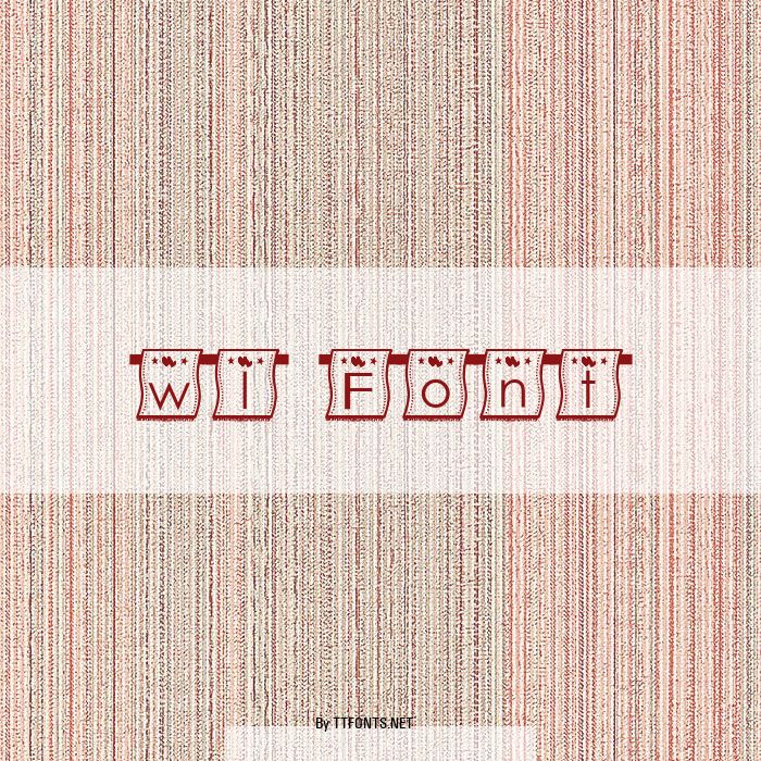 wl Font example