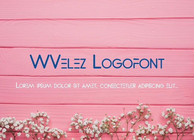WVelez Logofont example