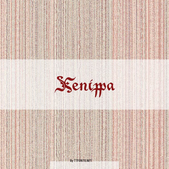 Xenippa example