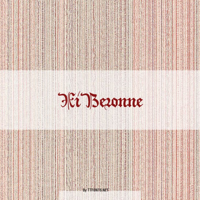 XiBeronne example