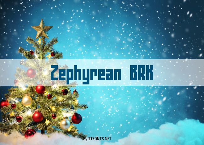 Zephyrean BRK example