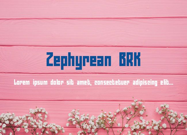Zephyrean BRK example