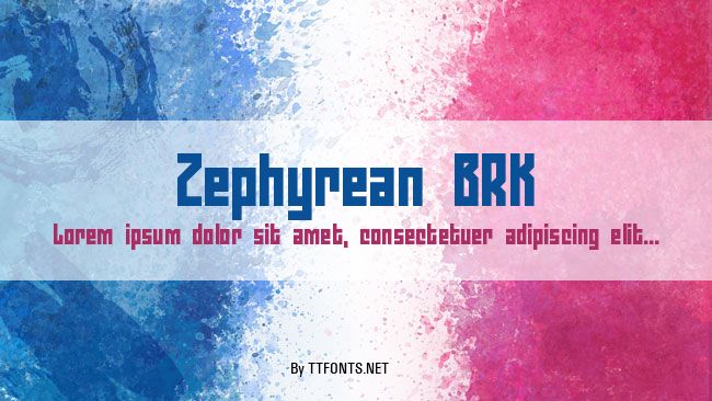 Zephyrean BRK example