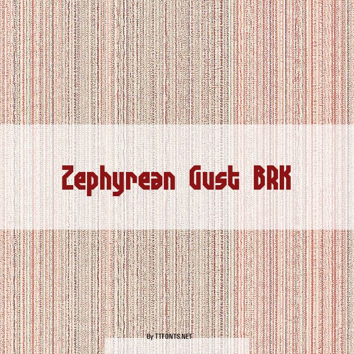 Zephyrean Gust BRK example