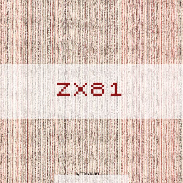 ZX81 example