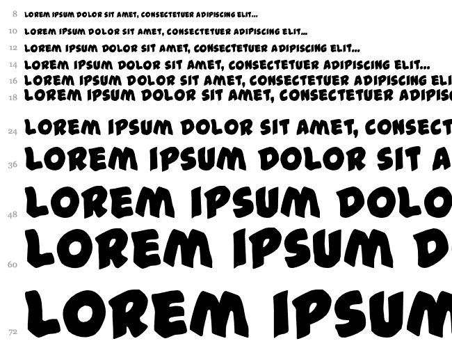 #44 Font Cascade 