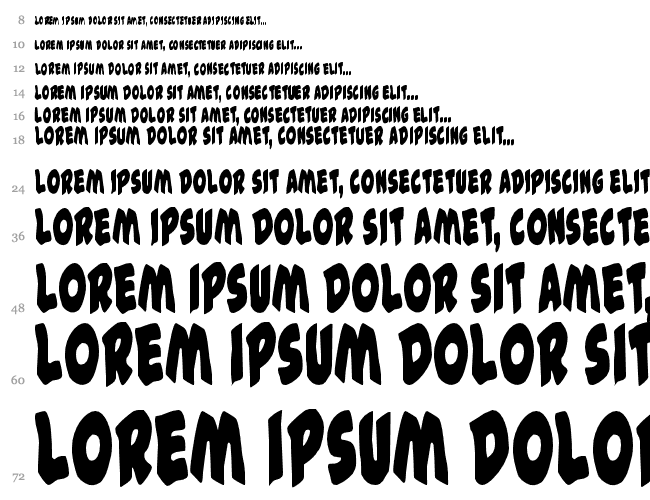 #44 Font Condensed Cascade 