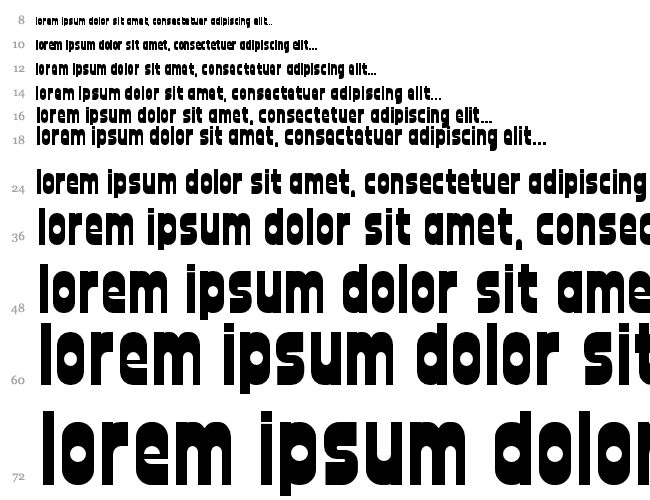 font twelve good Водопад 
