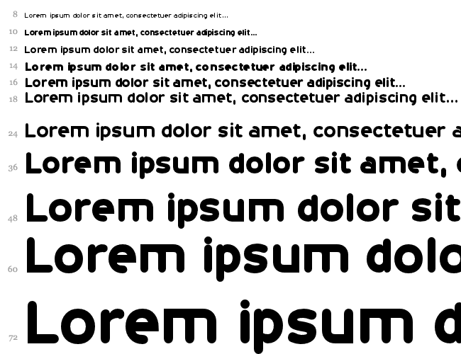 20th Century Font Водопад 