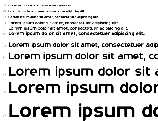 20th Century Font Водопад 