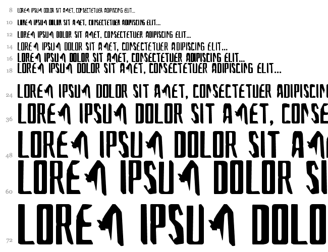 A Font For The Computer People Waterfall 