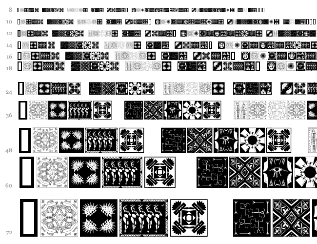 AfricanPattern Waterfall 