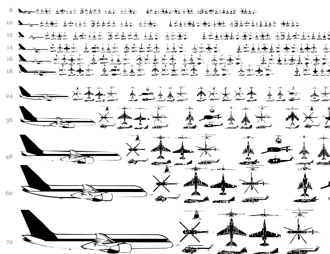 Aircraft Regular truetype font