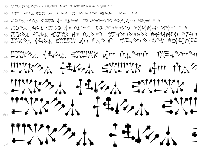 Alphabet of Daggers Cachoeira 