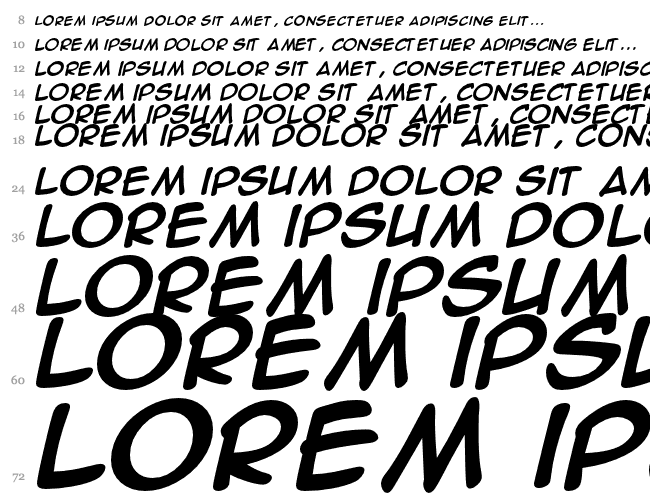 Anime Ace Bold Truetype Font