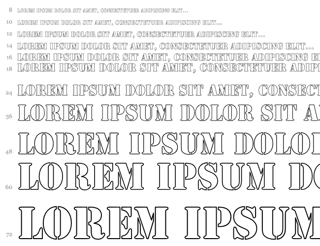 Army Hollow Condensed Cascade 