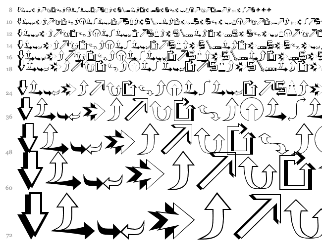 Carr Arrows (outline) Cascade 