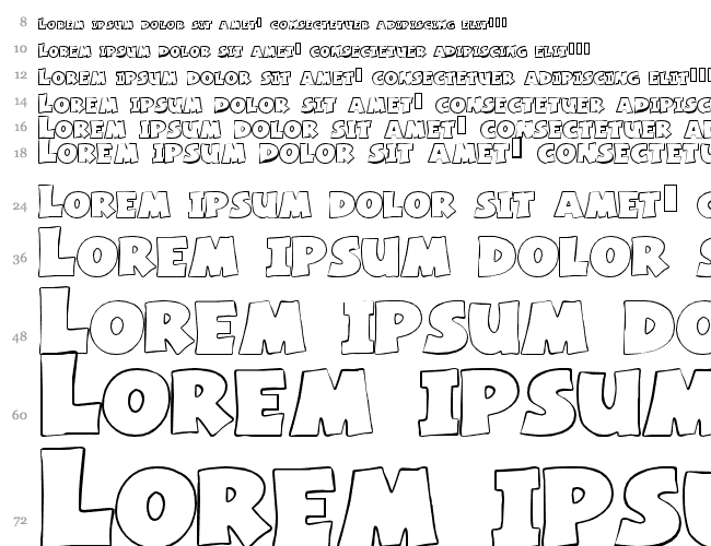 Basic Font Водопад 