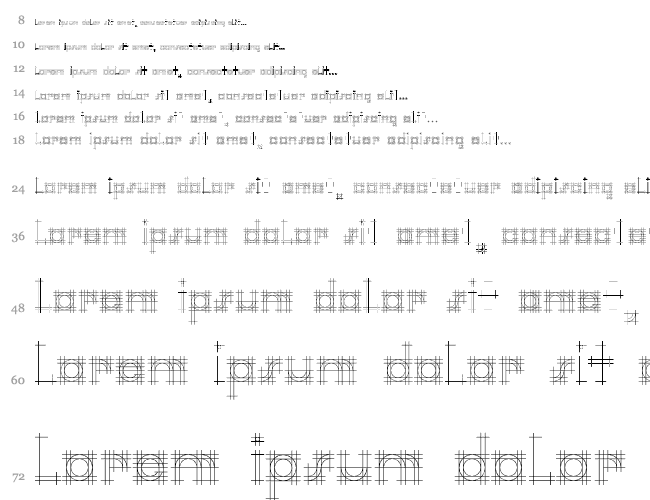 Bauhaus Sketch Cascade 