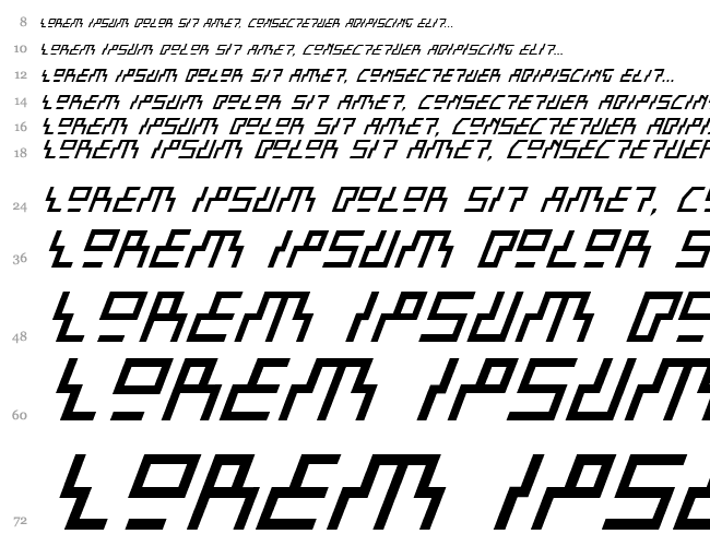 Beam Rider Italic Cascata 