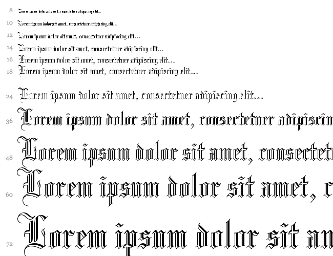 Blackletter686 BT Cascade 