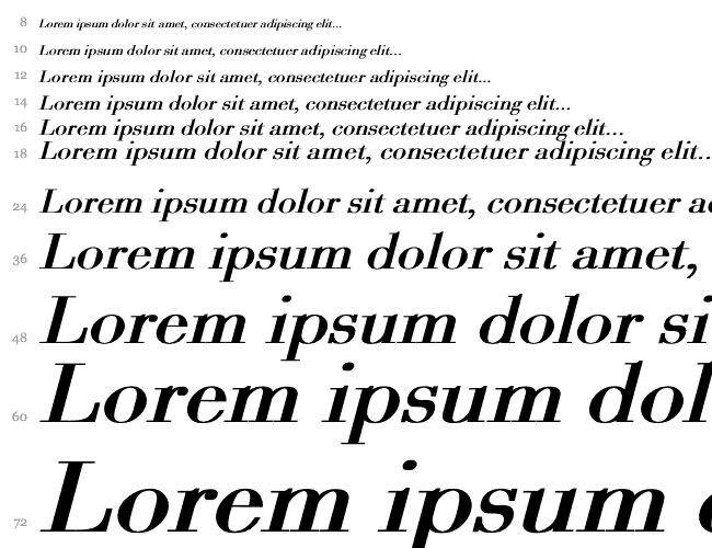 Bodoni Водопад 