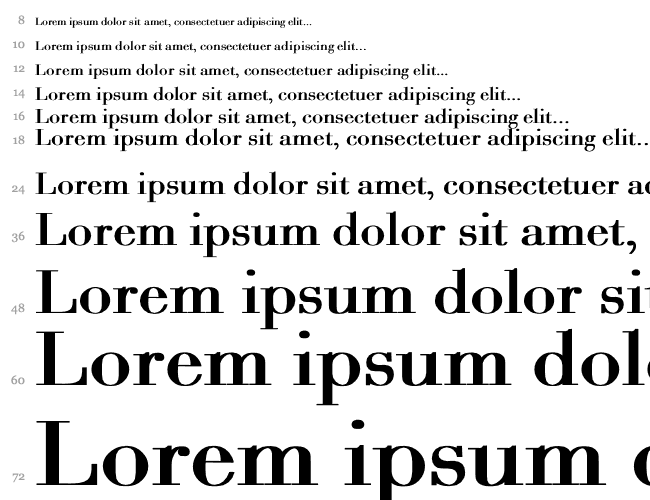 Bodoni Cascade 