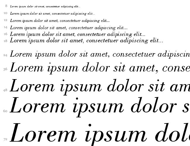 Bodoni Cascade 