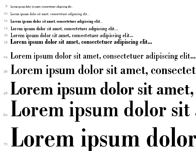 Bodoni Condensed SSi Waterfall 