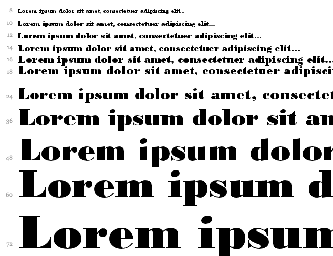 Bodoni MT Black Водопад 