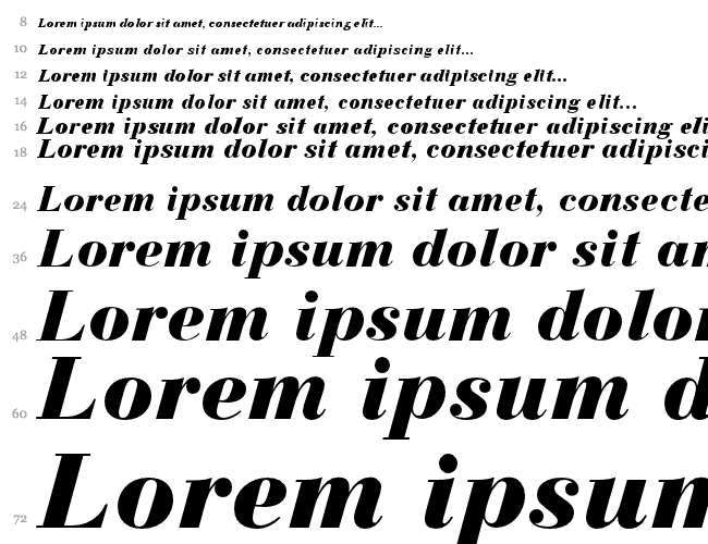 Bodoni Recut Black SSi Cascade 