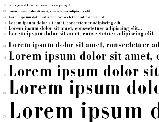 Bodoni Recut Condensed SSi Waterfall 