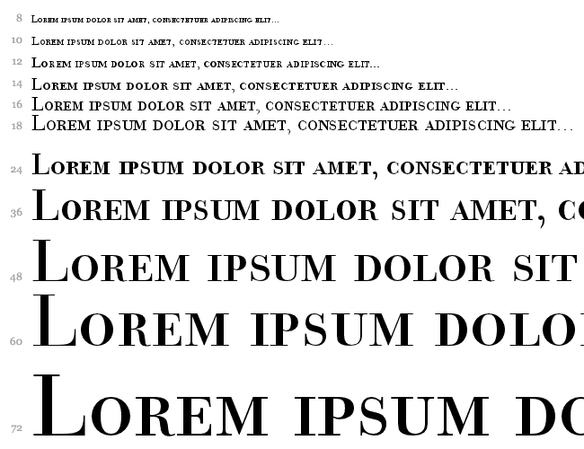 Bodoni Recut OldStyle SSi Cachoeira 
