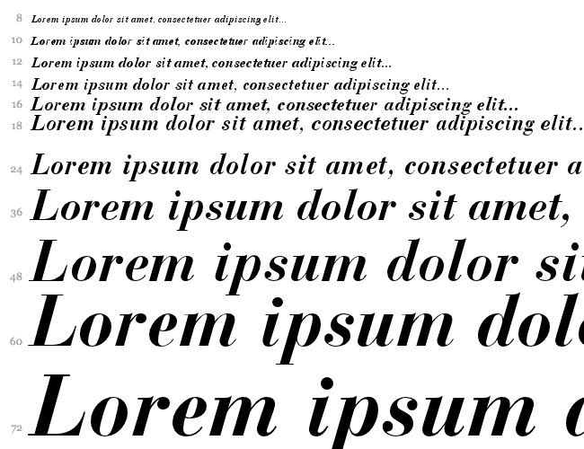 Bodoni Recut SSi Cascada 