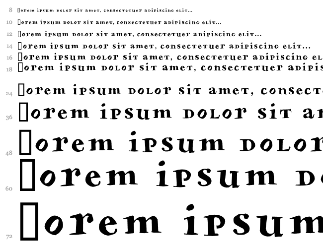 Bodoni Slapp Cascade 