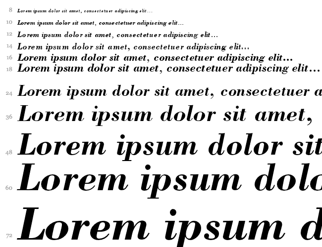 Bodoni SSi Cascada 