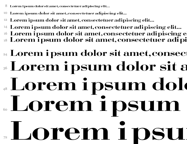 Bodoni Wide Cascade 