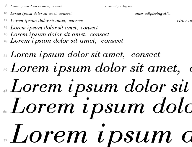 Bodoni-Normal-Italic Cascada 