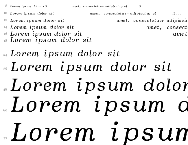 BoldfaceItalic-SemiBold-Italic Cachoeira 